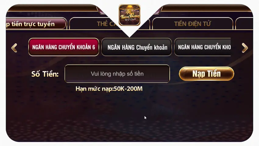 Đa Dạng Hình Thức Nạp Tiền