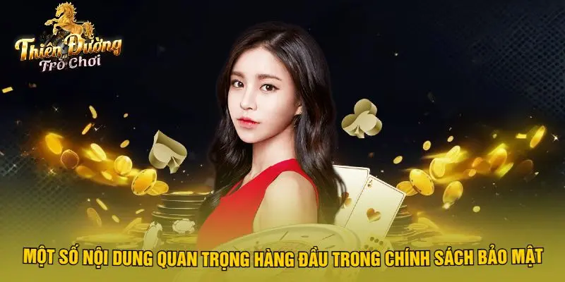 Một Số Nội Dung Quan Trọng Hàng Đầu Trong Chính Sách Bảo Mật